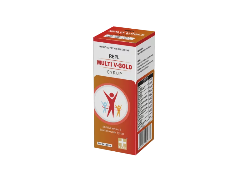 REPL Multi V Gold Syrup - 450ml